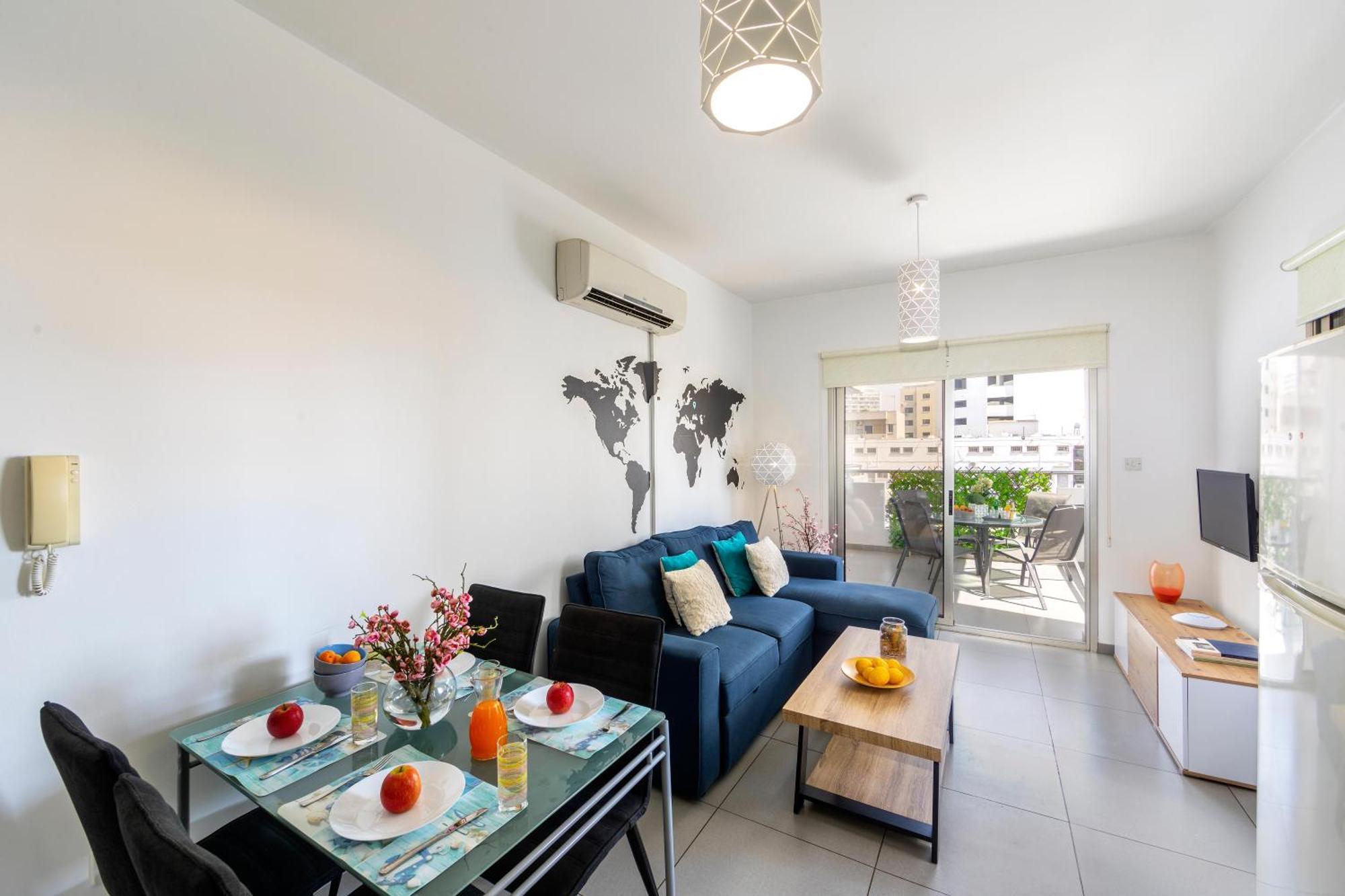 Appartement Airbnsea Centre Apts Larnaca